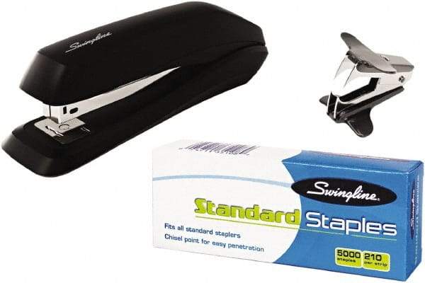 Swingline - 15 Sheet Full Strip Desktop Stapler - Black - Exact Industrial Supply