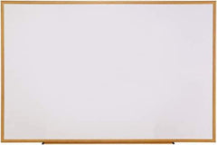 Universal One - 48" High x 72" Wide Dry Erase - Melamine, Includes Mounting Kit - Exact Industrial Supply