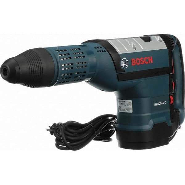 Bosch - 120 Volt 2" Keyless Chuck Electric Rotary Hammer - 0 to 34,000 BPM, 0 to 250 RPM - Exact Industrial Supply