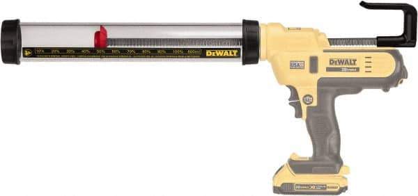 DeWALT - 29 oz Full Barrel Battery Caulk/Adhesive Applicator - Use with 10 to 20 oz Sausage Packs - Exact Industrial Supply