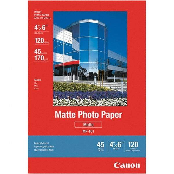 Canon - 4" x 6" White Photo Paper - Use with Canon Pixma Printers - Exact Industrial Supply