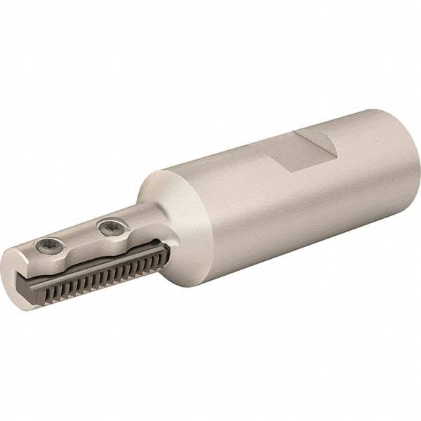 Vargus - 0.547" Cut Diam, 1.02" Max Depth of Cut, 3/4" Shank Diam, Internal/External Indexable Thread Mill - Insert Style 24M, 1 Insert, Toolholder Style RTMNC, 3.228" OAL - Exact Industrial Supply