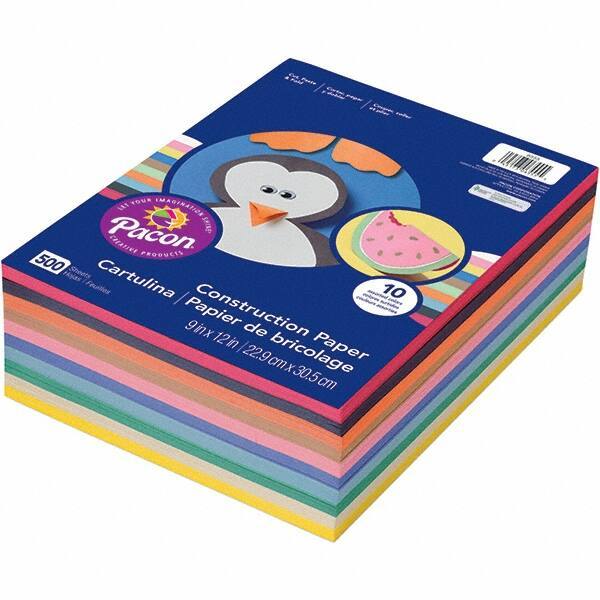 Pacon - Assorted Colors Construction Paper - Use with Craft Projects - Exact Industrial Supply