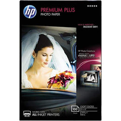 Hewlett-Packard - 4" x 6" White Photo Paper - Use with Inkjet Printers - Exact Industrial Supply