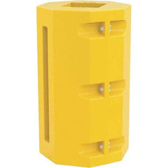 Vestil - 24" Wide x 24" Deep x 42" High, Steel Column Protector - Fits 10" Columns, Yellow - Exact Industrial Supply