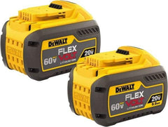 DeWALT - 60 Volt Lithium-Ion Power Tool Battery - 9 Ahr Capacity, 2 hr Charge Time, Series 20/60 FLEXVOLT - Exact Industrial Supply