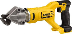 DeWALT - 2,500 SPM, 20 Volt, Pistol Grip Handle, Handheld Cordless Shear - 18 Gauge (Steel) Cutting Capacity - Exact Industrial Supply