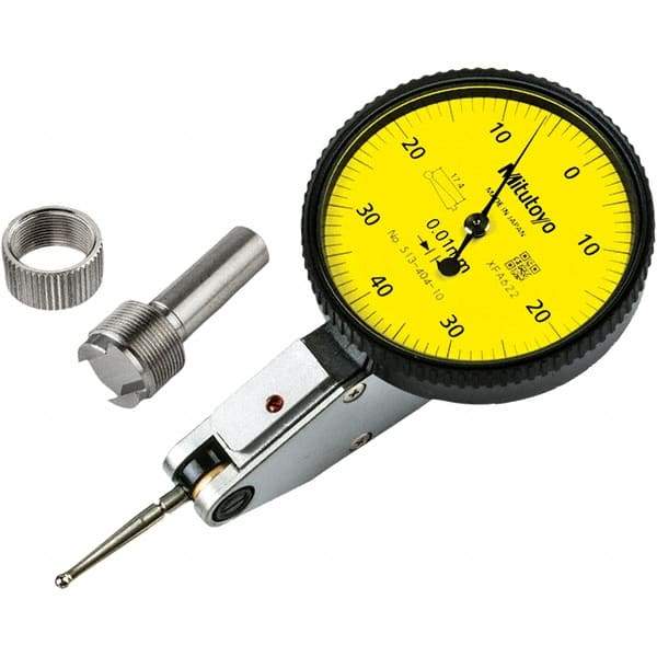 Mitutoyo - Dial Test Indicators Maximum Measurement (mm): 0.80 Dial Graduation (mm): 0.0100 - Exact Industrial Supply
