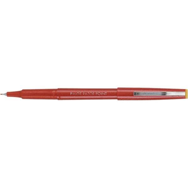 Pilot - Needle Porous Point Pen - Red - Exact Industrial Supply