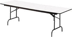 ICEBERG - 30" Long x 96" Wide x 29" High, Folding Table - Gray - Exact Industrial Supply
