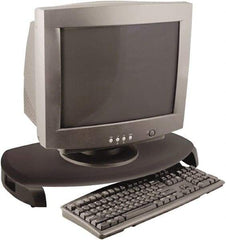 Kantek - Black Desktop Stand - Use with Monitor - Exact Industrial Supply