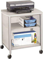Safco - Gray Case/Stand - Use with Printer, Office Machines - Exact Industrial Supply