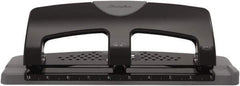 Swingline - Paper Punches Type: 20 Sheet Three-Hole Punch Color: Black/Gray - Exact Industrial Supply