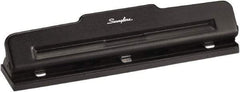 Swingline - Paper Punches Type: 10 Sheet Three-Hole Punch Color: Black - Exact Industrial Supply