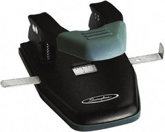 Swingline - Paper Punches Type: 28 Sheet Two Hole Punches Color: Black/Gray - Exact Industrial Supply