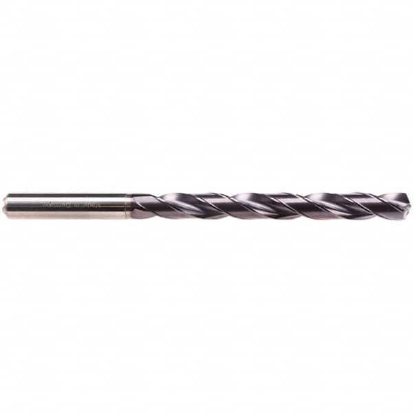 Emuge - #25 135° Spiral Flute Solid Carbide Taper Length Drill Bit - Exact Industrial Supply