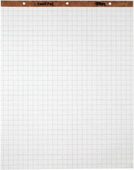 TOPS - Easel Pads, Quadrille Rule, 27 x 34, White, 50 Sheets, 4 Pads/Carton, Easel Pads - Use with Whiteboards, Chalkboards, Walls, Easel St&s - Exact Industrial Supply