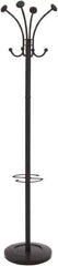 Alba - 8 Hooks, 16" Long x 16" Deep, Steel Floor Costumer - 70-1/2" High - Exact Industrial Supply