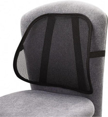 Safco - Black Backrest - For Chairs - Exact Industrial Supply
