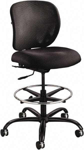 Safco - Swivel & Adjustable Stools Type: Adjustable Height Stool Base Type: Swivel - Exact Industrial Supply