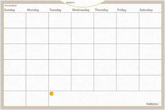 AT-A-GLANCE - 36 Sheet, 36 x 24", Monthly Planning Surface - Gray, White & Orange - Exact Industrial Supply