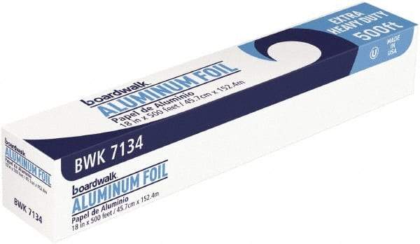 Boardwalk - Extra Heavy-Duty Aluminum Foil Roll, 18" x 500', Silver - Use with Food Protection - Exact Industrial Supply