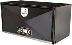Jobox - 1 Compartment Underbed Truck Box - 24" Wide x 18" Deep x 18" High, Steel, Black - Exact Industrial Supply