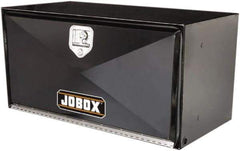 Jobox - 1 Compartment Underbed Truck Box - 36" Wide x 18" Deep x 18" High, Steel, Black - Exact Industrial Supply