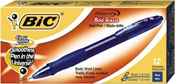 Bic - Conical Ball Point Pen - Blue - Exact Industrial Supply