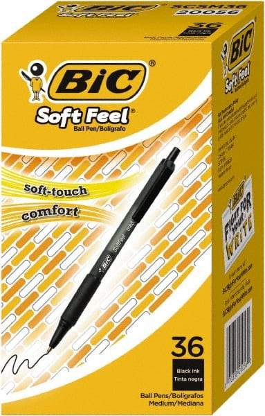 Bic - Conical Ball Point Pen - Black - Exact Industrial Supply