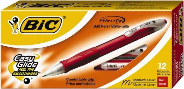 Bic - Conical Ball Point Pen - Red - Exact Industrial Supply