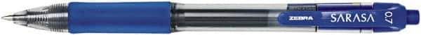 Zebra - Conical Roller Ball Pen - Blue - Exact Industrial Supply