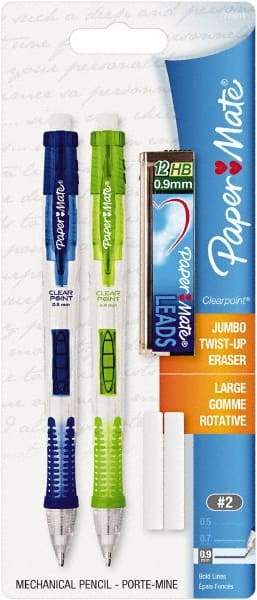 Paper Mate - 0.9mm Lead Mechanical Pencil - Black - Exact Industrial Supply