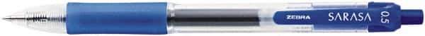 Zebra - Conical Roller Ball Pen - Blue - Exact Industrial Supply