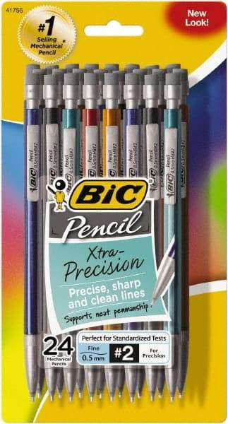 Bic - 0.5mm Lead Mechanical Pencil - Black - Exact Industrial Supply