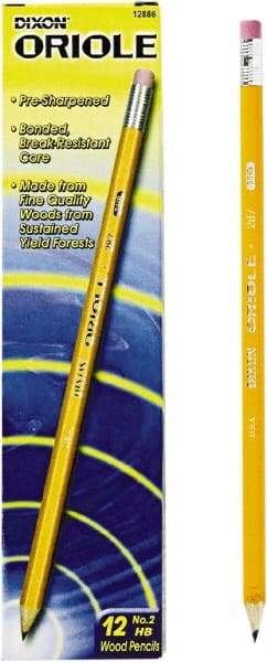 DIXON - #2HB Pencil - Black - Exact Industrial Supply