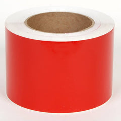 Cobra Systems - Labels, Ribbons & Tapes; Type: Vinyl Tape ; Color: Red ; For Use With: VNM8 ; Width (Inch): 9 ; Length (Feet): 150 ; Material: Vinyl - Exact Industrial Supply
