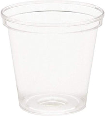 WNA - Comet Plastic Portion/Shot Glass, 1 oz, Clear - Clear - Exact Industrial Supply