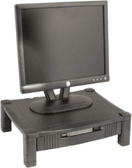 Kantek - Silver Monitor Stand - Use with Laptop, Monitor - Exact Industrial Supply