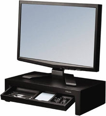 FELLOWES - Silver Monitor Riser - Use with 21" Monitors - Exact Industrial Supply