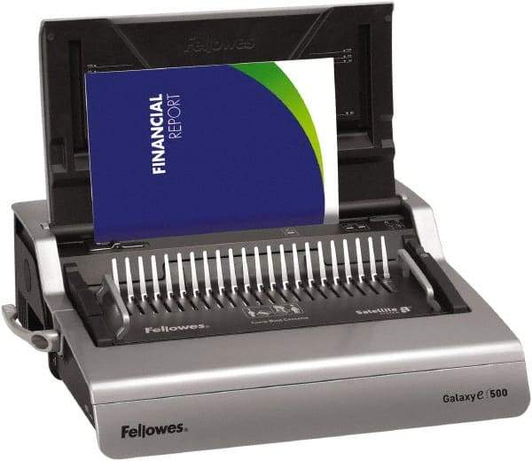 FELLOWES - Binding Machines Type: Electric Sheet Capacity: 500 - Exact Industrial Supply