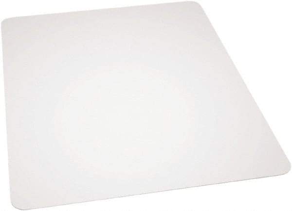 Ability One - 60" Long x 60" Wide, Chair Mat - Rectangular, Beveled Edge Style - Exact Industrial Supply