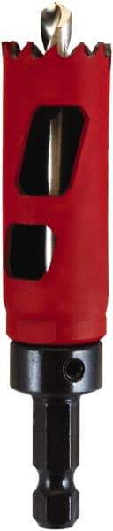 M.K. MORSE - 7/8" Diam, 1-15/16" Cutting Depth, Hole Saw - Bi-Metal Saw, Toothed Edge - Exact Industrial Supply