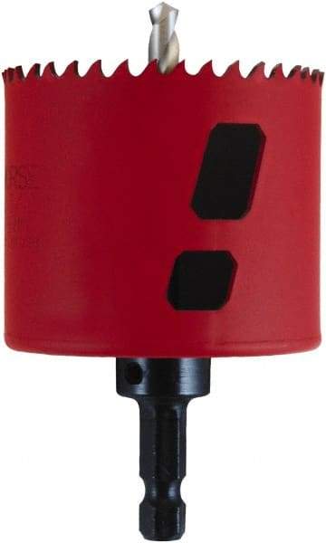 M.K. MORSE - 2-1/2" Diam, 1-15/16" Cutting Depth, Hole Saw - Bi-Metal Saw, Toothed Edge - Exact Industrial Supply