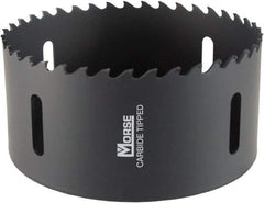 M.K. MORSE - 4-1/4" Diam, 1-15/16" Cutting Depth, Hole Saw - Carbide-Tipped Saw, Toothed Edge - Exact Industrial Supply