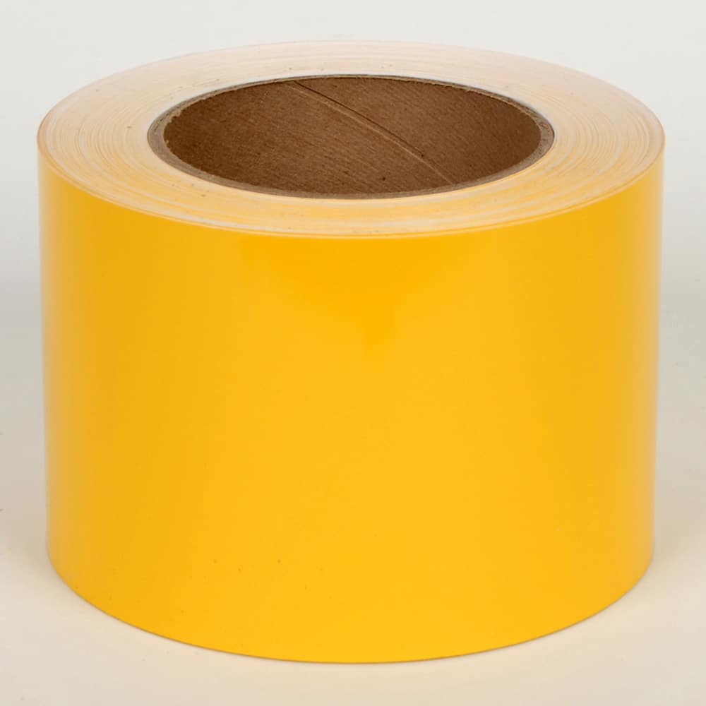 Cobra Systems - Labels, Ribbons & Tapes; Type: Vinyl Tape ; Color: Yellow ; For Use With: VNM8 ; Width (Inch): 9 ; Length (Feet): 150 ; Material: Vinyl - Exact Industrial Supply