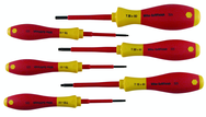Insulated Torx® Screwdriver Set T8 - T25. 6 Pieces - Exact Industrial Supply