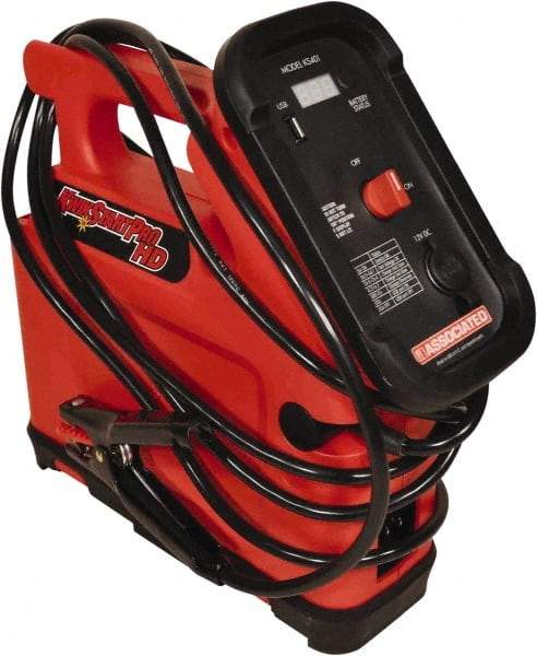 Associated Equipment - 12 Volt Battery Powered Starter - 1,700 Peak Amps - Exact Industrial Supply