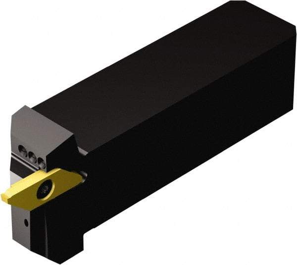 Sandvik Coromant - 0.2856" Max Depth of Cut, Indexable Grooving Cutoff Toolholder - 25mm Shank Height x 25mm Shank Width, QS-SMALL2525X3HP Toolholder Style, Series CoroCut XS - Exact Industrial Supply