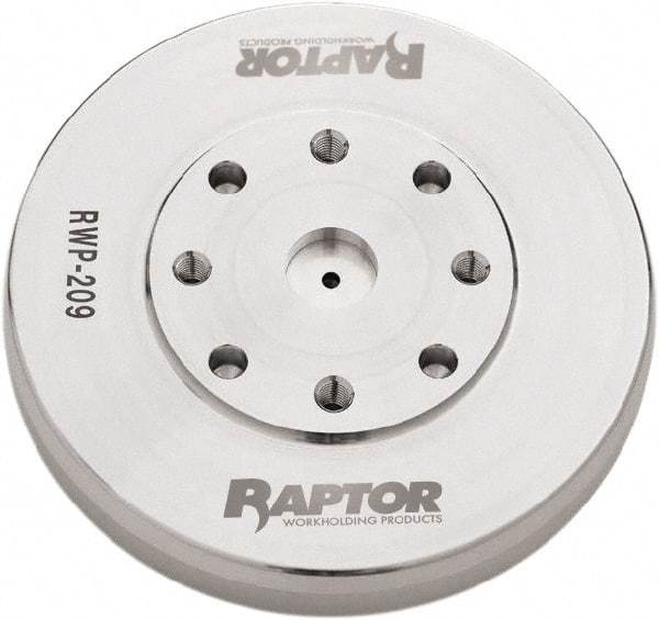 Raptor Workholding - 9.055" Jaw Width, 1-1/2" High Riser - For Use with 4 & 5 Axis Workholding Systems - Exact Industrial Supply